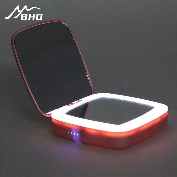 Led Folding Cosmetic Mirror Power Bank
