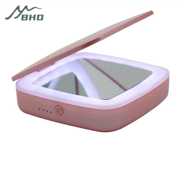 Led Folding Cosmetic Mirror Power Bank
